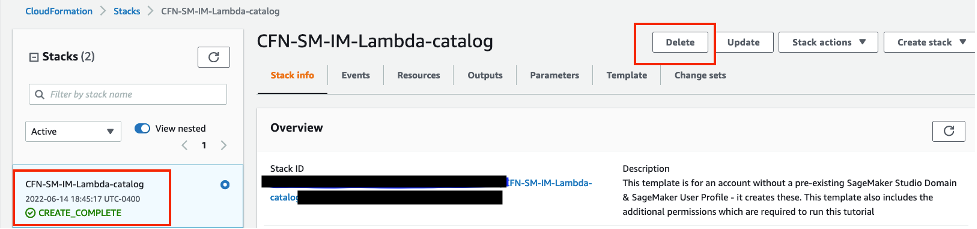 &Eacute;tape&nbsp;6&nbsp;: nettoyage de vos ressources AWS