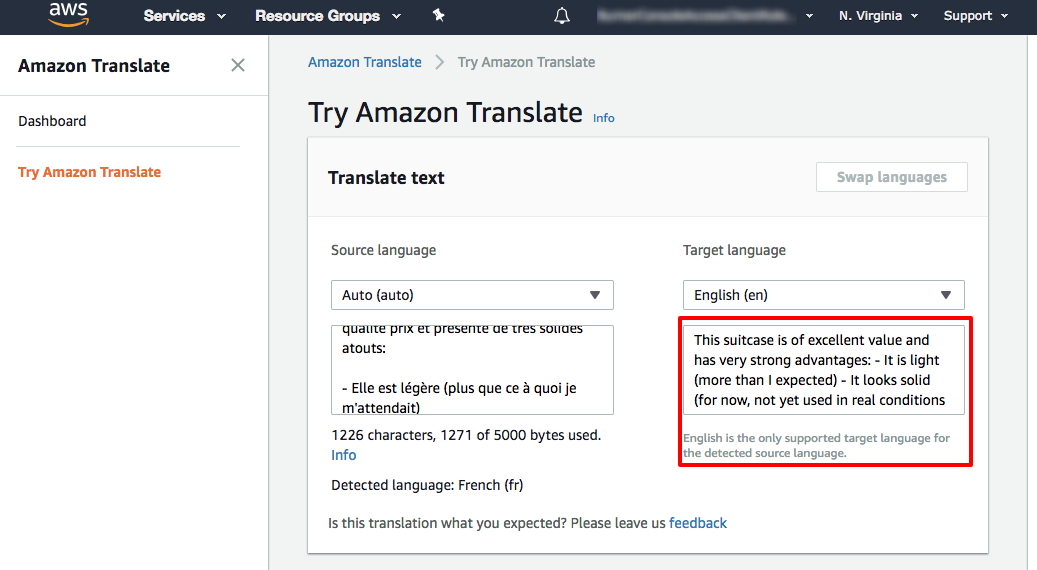 Amazon Translate Aws を用いた Cloud 上での言語間のテキスト翻訳の使用法