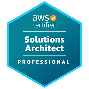 Badge AWS Certified Solutions Architect&nbsp;-&nbsp;Professionnel