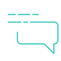 image of overlapping speech bubbles