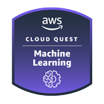 Insignia de Machine Learning de AWS Cloud Quest